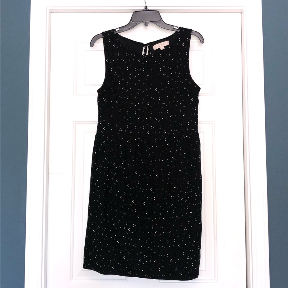 Loft cotton sleeveless dress.